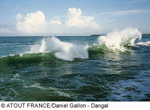 Wellen des Atlantiks, Bretagne