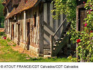 BauernhÃ¤user im Departement Calvados, Normandie