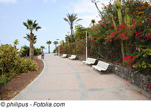Promenade an der Costa Adeje, Teneriffa