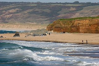 Strand in der Normandie