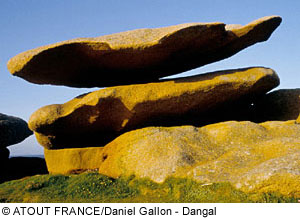 Granitfelsen in der Bretagne