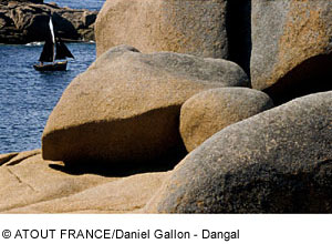 Felsen in der Bretagne