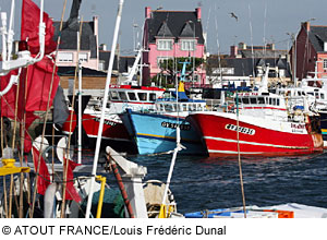 Hafen Le Guilvinec, Bretagne