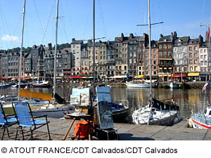 Marina in Honfleur, Normandie