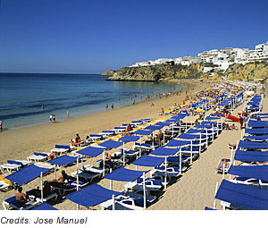 Albufeira Beach, Portugal