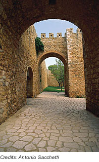 Stadtmauern in Lagos, Portugal, Algarve