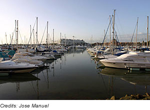 Boote im Hafen von Vilamoura, Algarve