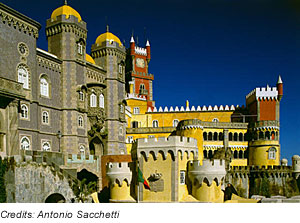 Pena Palast in Sintra, Madeira, Portugal